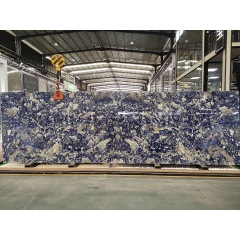Luxury blue stone marble slabs